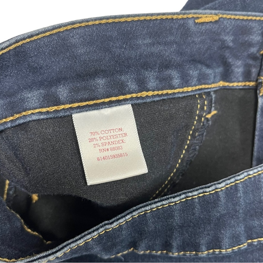 SO size 15 stretchy jean shorts. NWOT. Dark blue color. Pockets on back. - Picture 3 of 10